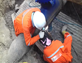 in service welding gujarat conmat